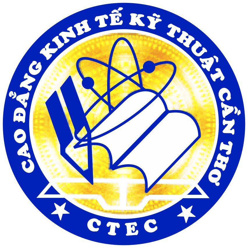 logo trường cao đẳng kinh tế kỹ thuật cần thơ